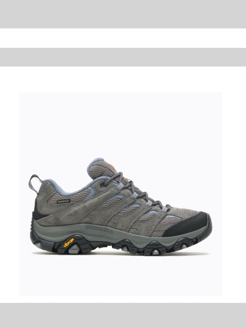 Merrell Women's Moab 2 Waterproof Hiking Shoes in granite size US 8